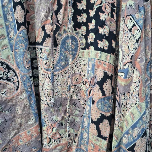 Angie Paisley Patchwork Handkerchief Hem Skirt Pink Boho Large - Picture 12 of 12